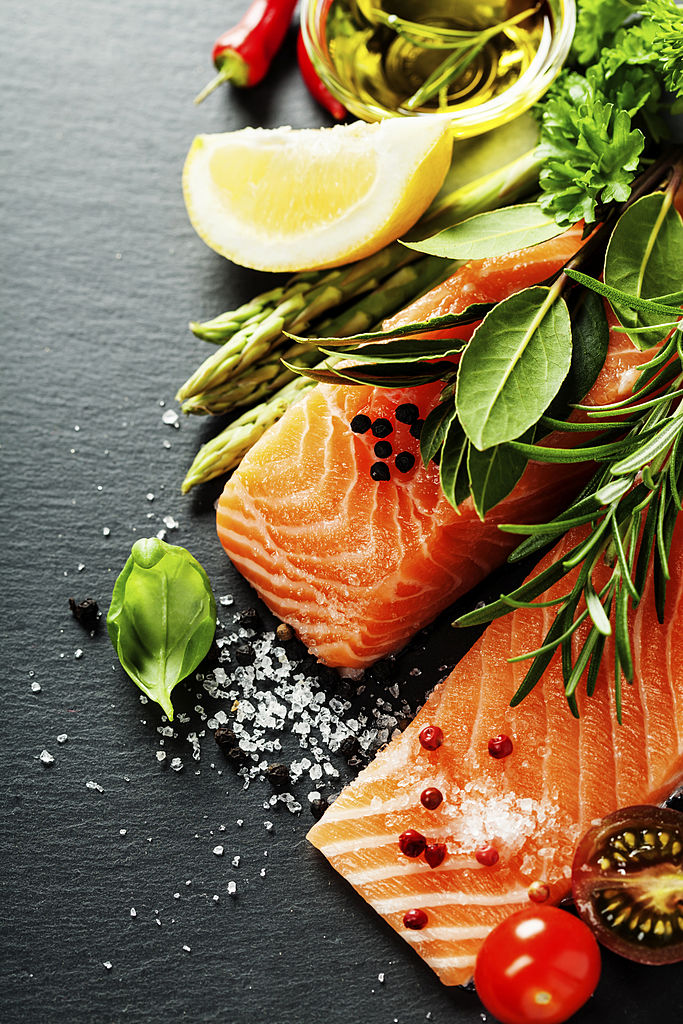 Rezept mit frischen Zutaten